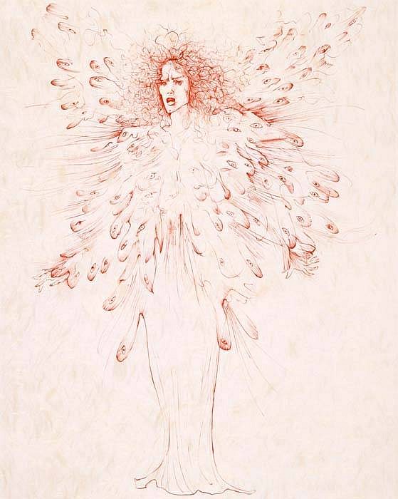 Leonor Fini, Untitled 6, 1975
Etching on Japan, 22 x 15 inches