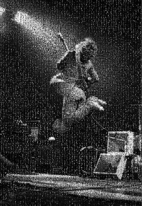 Lynn Goldsmith, Mosaic: Bruce Jumping
Photograph, 40 x 60 inches
