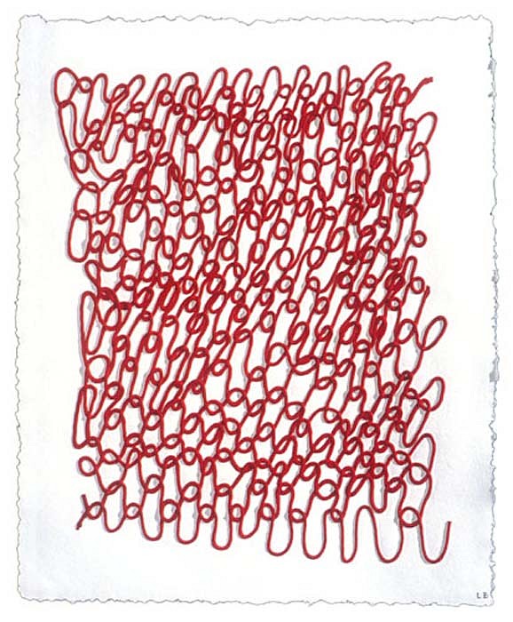 Louise Bourgeois, Crochet I, 1998
Mixografia Print on Handmade Paper, 33 x 28 inches