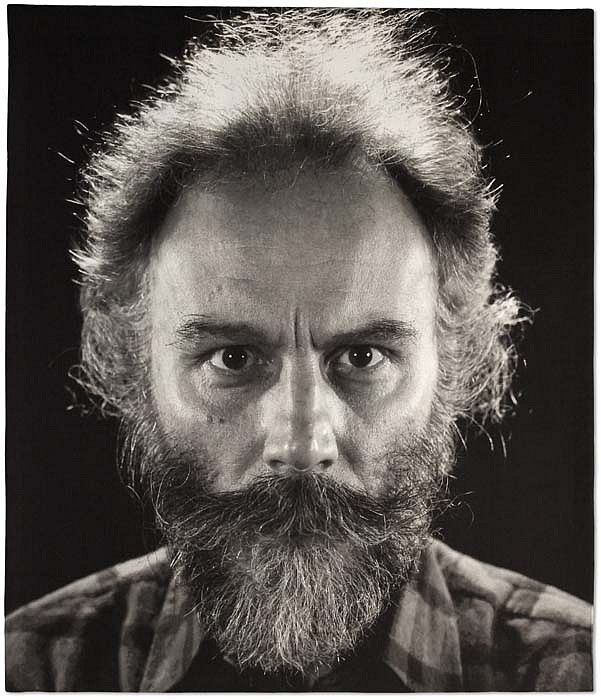 Chuck Close, Lucas, 2011
Jacquard Tapestry, 87 x 74 inches