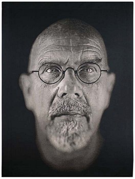 Chuck Close -&nbsp;Chuck Close Self-Portrait, Black & White