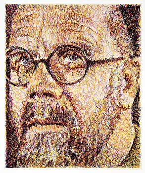 Chuck Close -&nbsp;Chuck Close Self-Portrait/Scribble/Etching