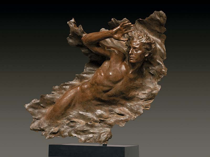 Frederick Hart, Ex Nihilo, Figure No. 3, Full Scale, 2008
Bronze Sculpture, 55 x 53 x 20 inches