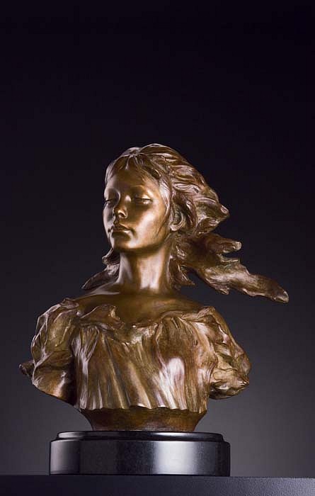 Frederick Hart, The Muses: Poetry (Suite of Four), 2006
Bronze Sculpture, 17 1/2 x 14 3/8 x 9 1/8 inches
