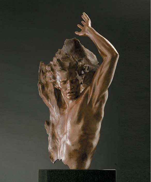 Frederick Hart, Ex Nihilo, Fragment No. 4, Full Scale, 2009
Bronze Sculpture, 45 1/2 x 35 x 21 1/4 inches