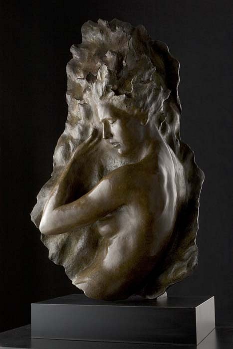 Frederick Hart, Ex Nihilo, Fragment No. 6, Full Scale, 2006
Bronze Sculpture, 43 x 23 1/4 x 12 inches