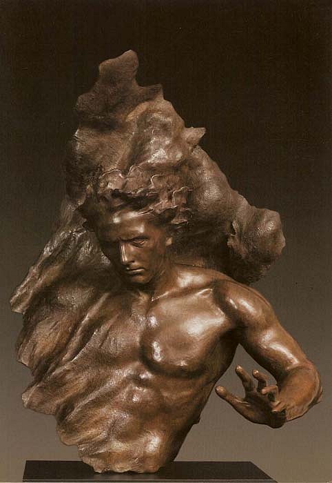 Frederick Hart, Ex Nihilo, Fragment No. 8, Full Scale, 2007
Bronze Sculpture, 49 x 31 x 27 inches