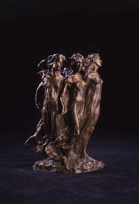 Frederick Hart, Daughters of Odessa, Maquette, 2001
Bronze Sculpture, 14 1/2 x 9 x 6 1/4 inches