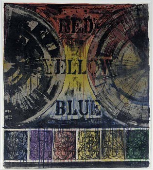 Jasper Johns - Jasper Johns Untitled (ULAE 206)