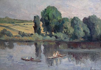 Maximilien Luce - Maximilien Luce Les Barques Rolleboise