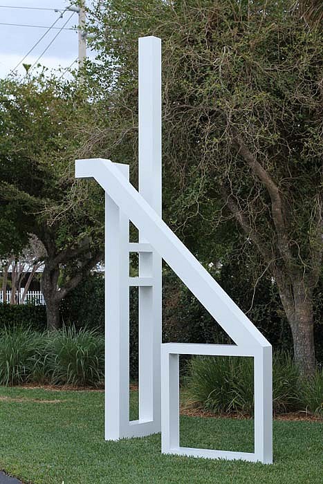 Jane Manus, Think Big, 2011
Welded Aluminum Sculpture, 198 x 48 x 60 inches
