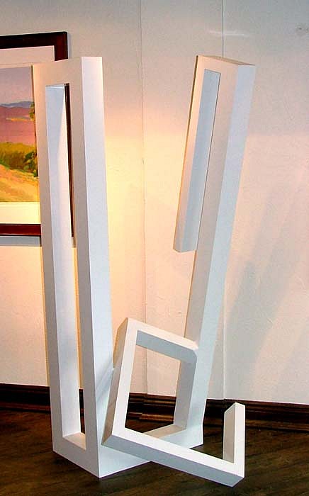 Jane Manus, Straight to the Point, 2010
Welded Aluminum Sculpture, 60 x 35 x 37 inches