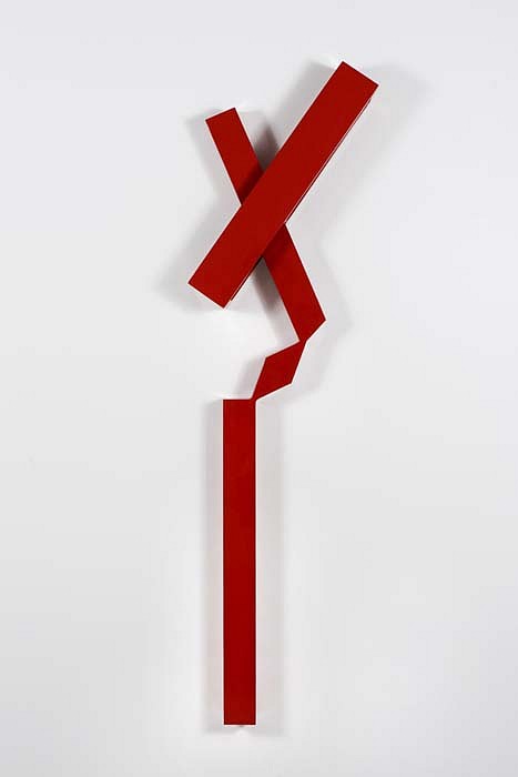 Jane Manus, Red Hot, 2009
Welded Aluminum Sculpture, 85 x 26 x 6 inches