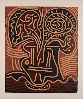 Pablo Picasso -&nbsp;Pablo Picasso Le Vase de Fleurs