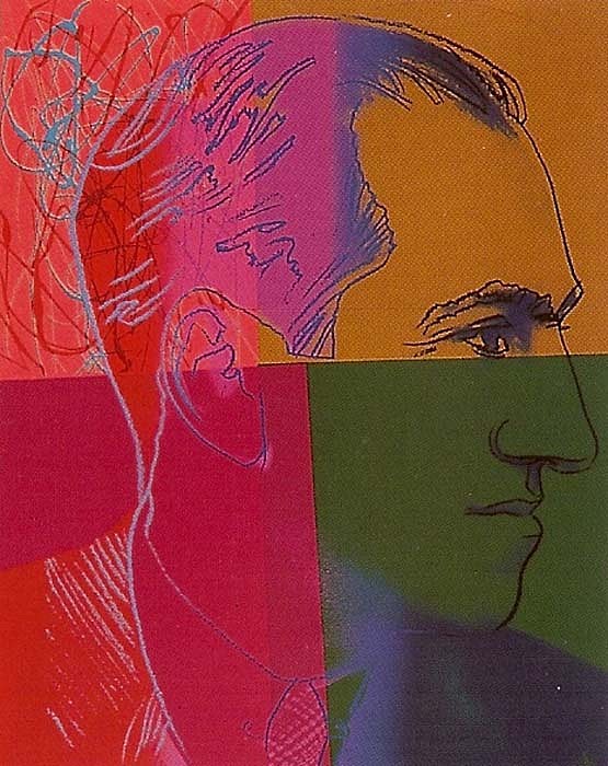 Andy Warhol, George Gershwin (From Ten Portraits of Jews of the 20th Century), 1980
Screenprint on Lenox Museum Board, 40 x 32 inches