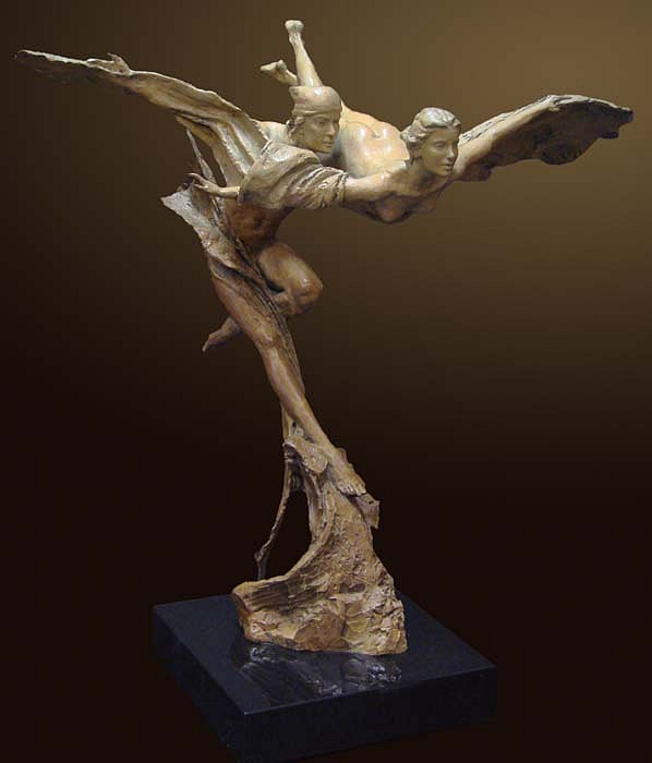 Nguyen Tuan, Synergy
Bronze Sculpture, 34 x 23 x 18 inches