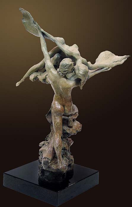 Nguyen Tuan, Heaven and Earth
Bronze Sculpture, 25 x 15 x 12 inches