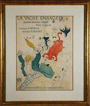Henri de Toulouse-Lautrec -&nbsp;Henri de Toulouse-Lautrec La Vache Enragee