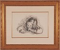 Pierre Auguste Renoir, Le Petit Garcon au Porte-Plume
1902-1903/1904, Original Lithograph in Black Ink