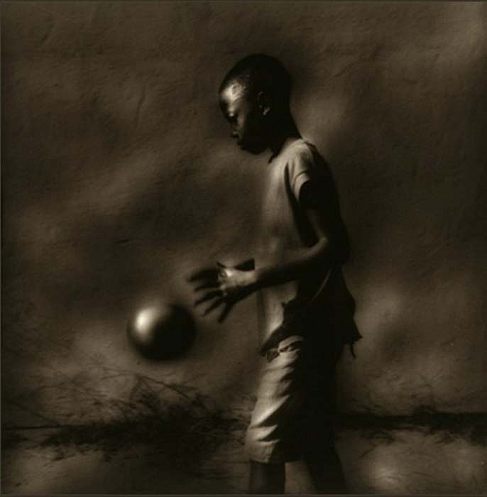Jack Spencer, Boy with Ball, Como, MS, 1995
Silver Gelatin Print, 20 x 23 7/8 inches