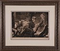 James Jacques Tissot, Le Banc de Jardin
ca. 1883, Mezzotint Printed on Chine Applique