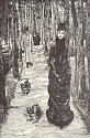 James Jacques Tissot, La Mystérieuse
1885, Etching and Drypoint