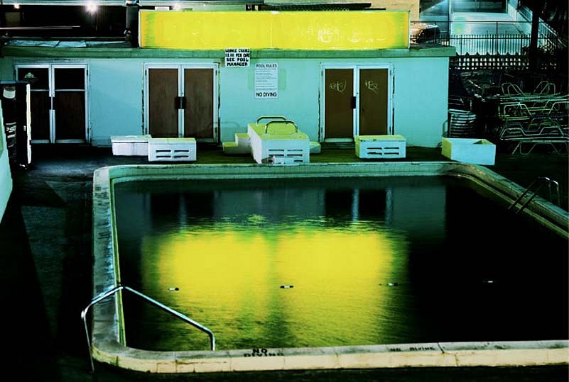 David Drebin, Yellow Pool, 2001
Digital C Print, 30 x 42 inches