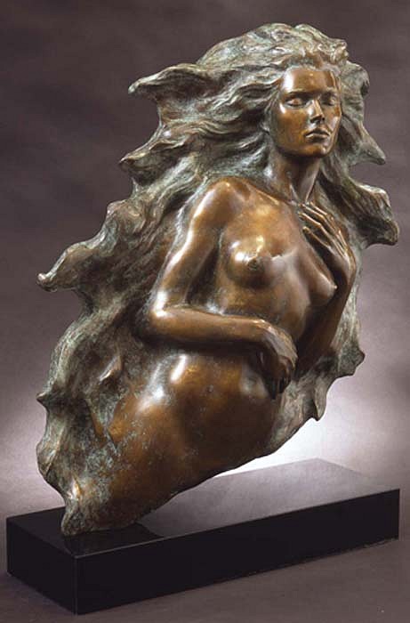 Frederick Hart, Awakening of Eve, 1994
Bronze Sculpture, 18 3/4 x 15 x 5 inches