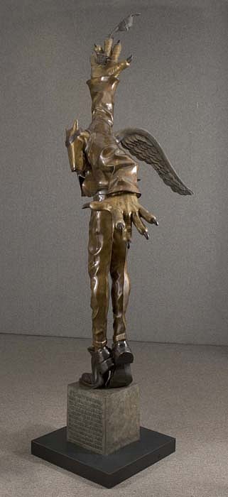 Markus Pierson, What the Black Sheep Knows, 2007
Bronze Sculpture, 78 1/2 x 36 1/2 x 23 1/2 inches