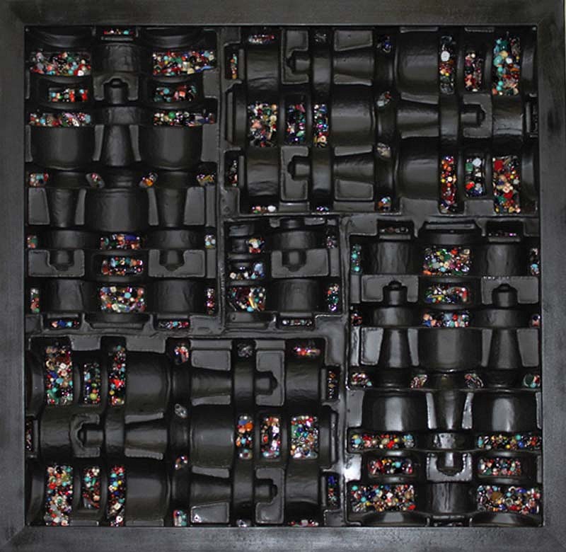 Robert Swedroe, Black Jewel Box II, 2011
Original Mixed Media, 32 x 32 inches