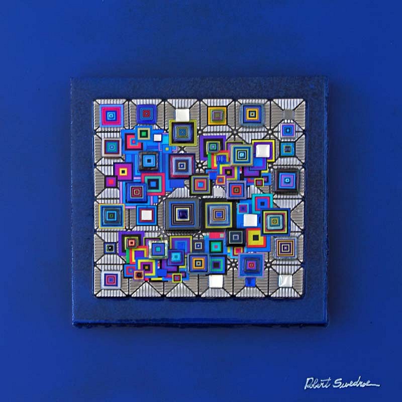 Robert Swedroe, Blue Mirror Square, 2011
Original Mixed Media, 18 x 18 inches