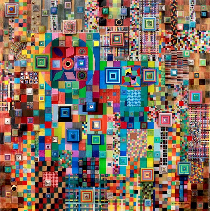 Robert Swedroe, Square Patterns, 2009
Original Mixed Media, 30 x 30 inches
