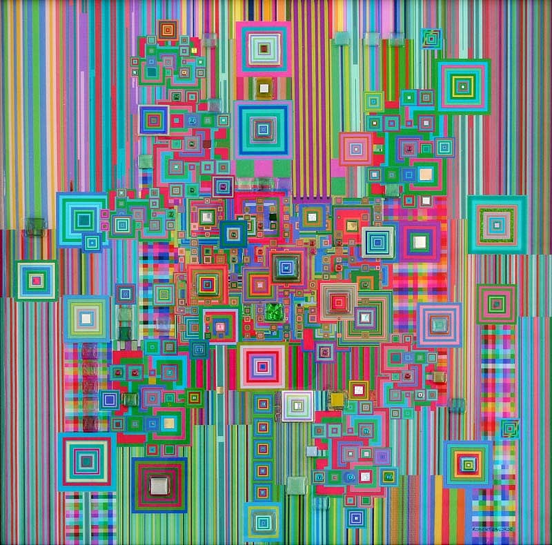 Robert Swedroe, Cyber Tech, 2007
Original Mixed Media, 42 x 32 inches