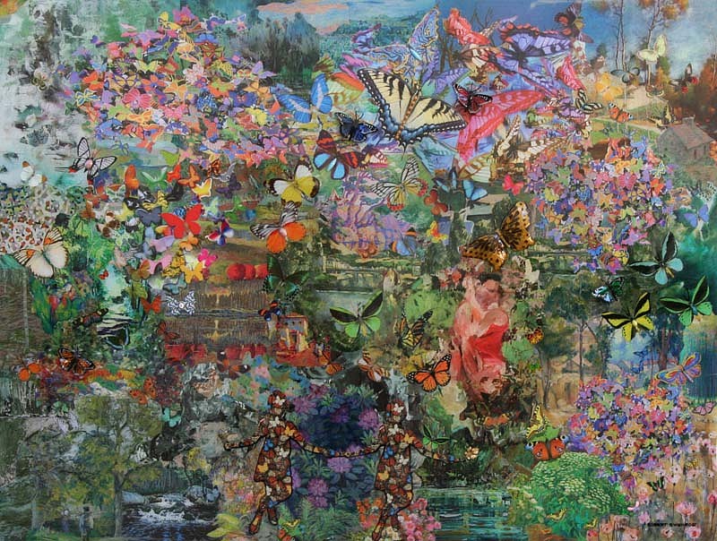 Robert Swedroe, Papillion Paradise, 2008
Original Mixed Media, 32 x 42 inches