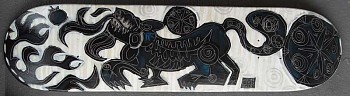 Mark T. Smith - Mark T. Smith Skate Deck: Lion