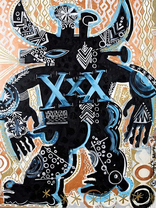 Mark T. Smith, Bull XXX, 2009
Mixed Media on Canvas, 48 x 36 inches