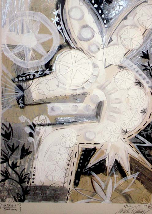 Mark T. Smith, Ex Rabbit, 2009
Mixed Media on Paper, 24 x 19 inches