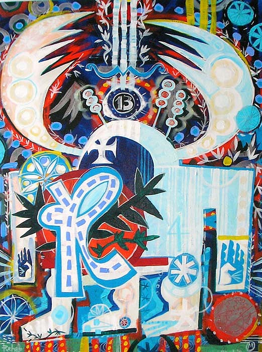 Mark T. Smith, R is for Rehab, 2009
Mixed Media on Canvas, 48 x 36 inches