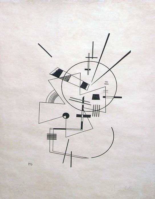 Wassily Kandinsky, Untitled, 1925
Lithograph, 20 1/2 x 15 1/2 inches