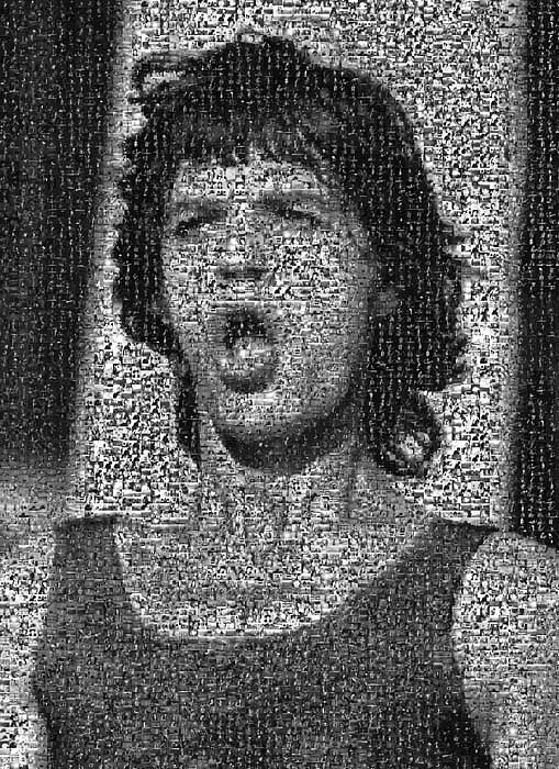 Lynn Goldsmith, Mosaic: Mick Mouth
Photograph, 30 x 40 inches