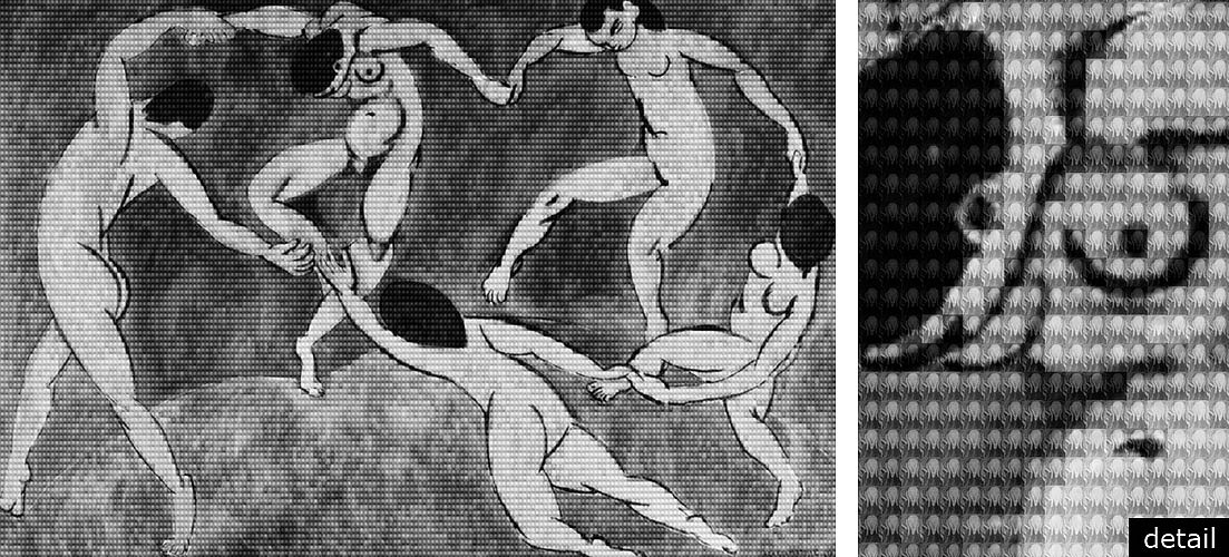 Alex G. Cao, MATISSE DANCE vs MUNCH SCREAM, 2012
Chromogenic Print with Dibond Plexiglass, 40 x 60 inches; 72 x 108 inches