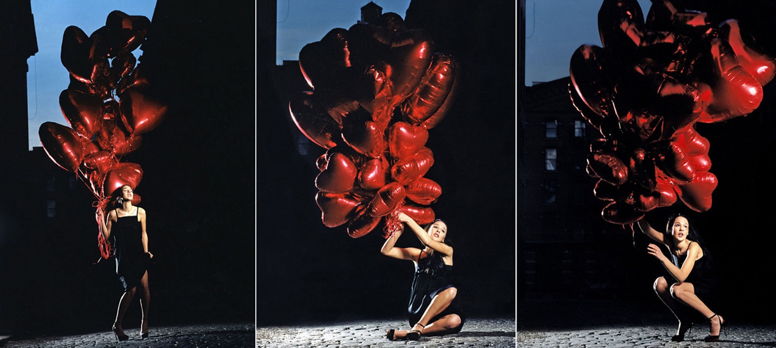 David Drebin, LoveLoveLove (Triptych), 2005
Digital C Print, 24 x 18 inches, 40 x 33.375 inches and 60 x 45 inches