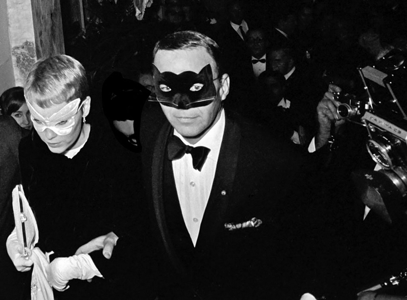 Harry Benson, Frank and Mia, Capote Masked Ball, 1966
Archival Pigment Print, 24 x 30 inches