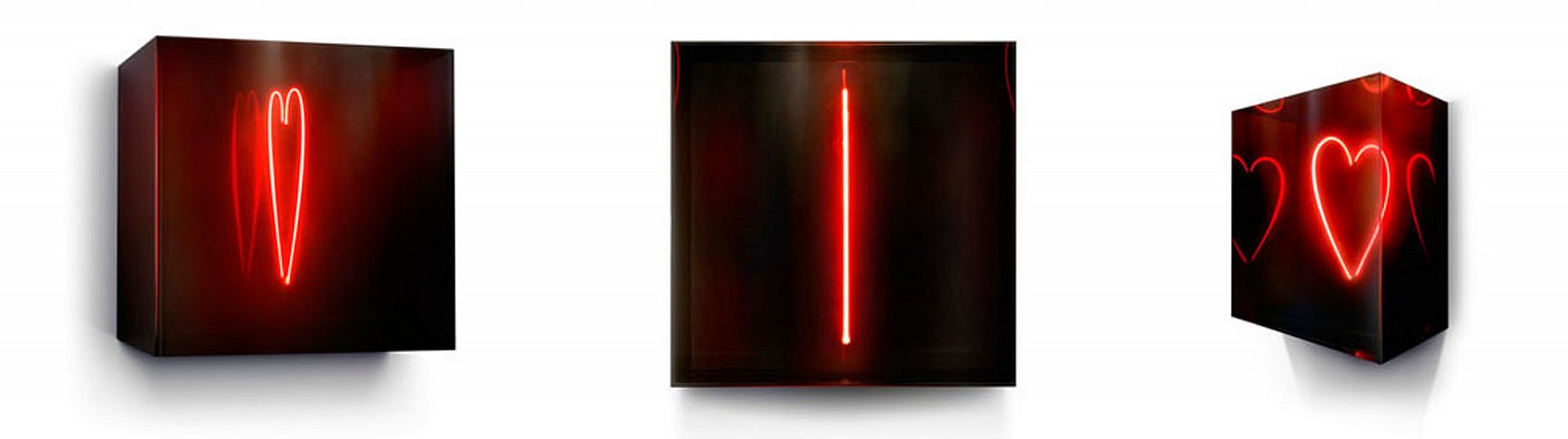 David Drebin, Mirrored Heart, 2013
Neon Light Installation, 24 x 24 x 13.75 inches