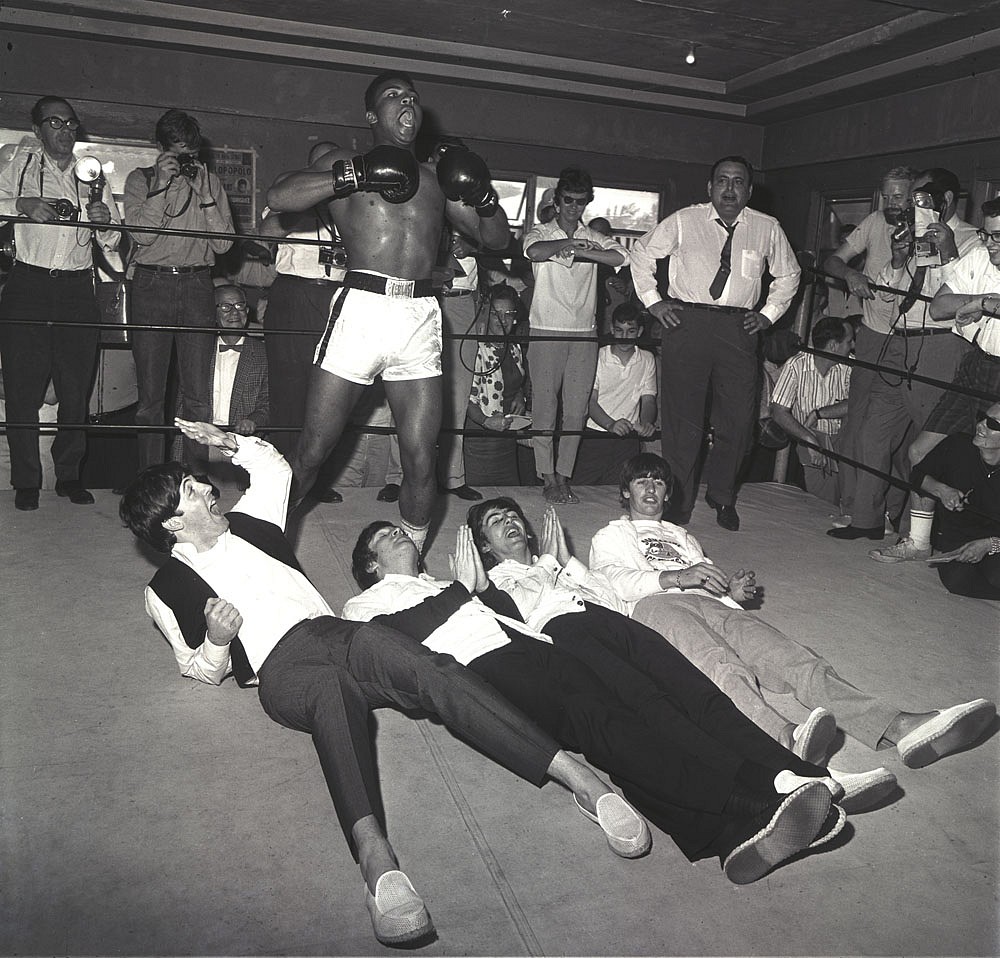 Harry Benson, The Beatles Cassius Clay, Miami, 1964
Archival Pigment Print, 31 x 31 inches