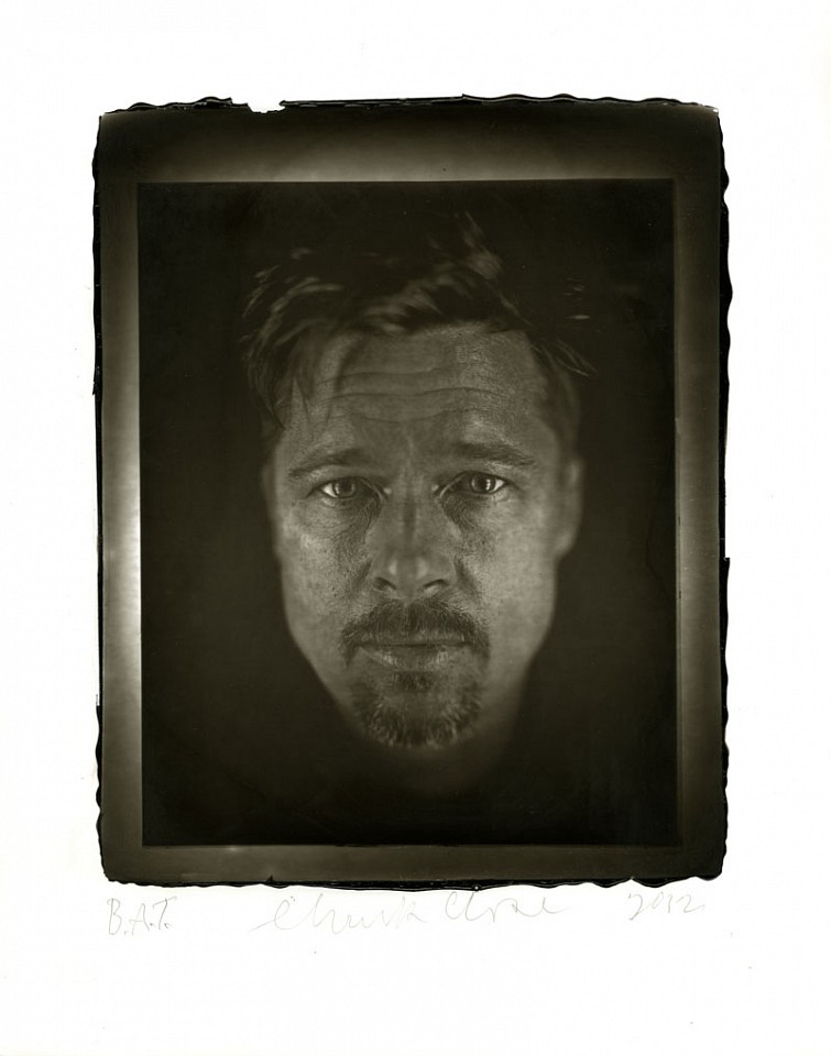 Chuck Close, Brad, 2012
Woodburytype, 14 x 11 inches