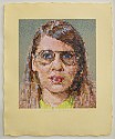 Chuck Close, Susan
2012, Multiples made using felt stamps to hand apply oil paints on a silkscreen ground