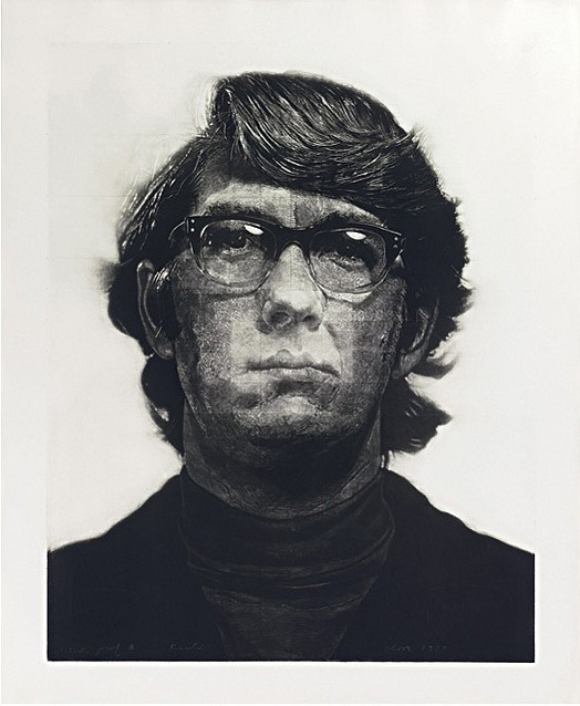 Chuck Close, Keith / Mezzotint, 1972
Mezzotint, 51 x 41 7/8 inches