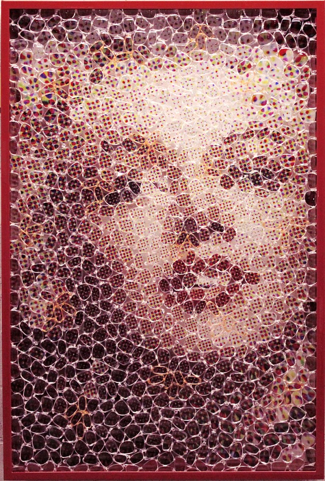 David Datuna, Eye to Eye: Marilyn, 2014
Mixed Media Wall Sculpture, 68 x 46 x 7 inches