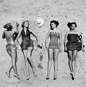 Nina Leen, Beach Fashions
1950, Silver Gelatin Print